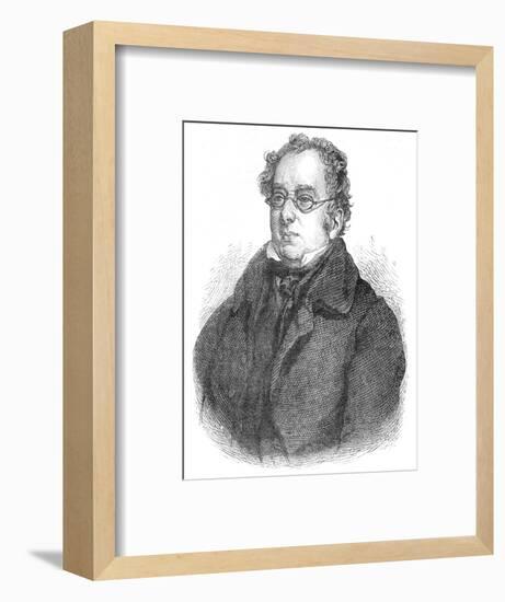 Isaac D'Israeli, British writer and scholar, c1840 (1878)-Unknown-Framed Giclee Print