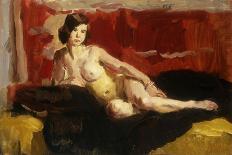 Reclining Nude-Isaac Israels-Framed Giclee Print