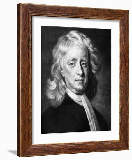 Isaac Newton (1642-172), English Mathematician, Astronomer and Physicist-null-Framed Giclee Print