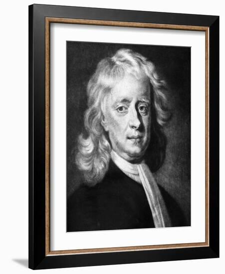 Isaac Newton (1642-172), English Mathematician, Astronomer and Physicist-null-Framed Giclee Print