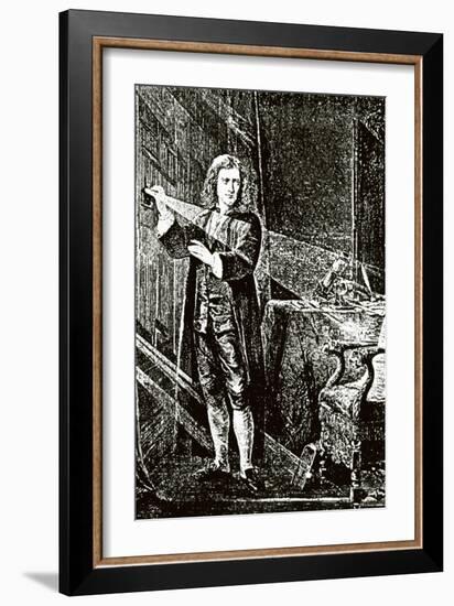 Isaac Newton (1643-1727)-null-Framed Giclee Print