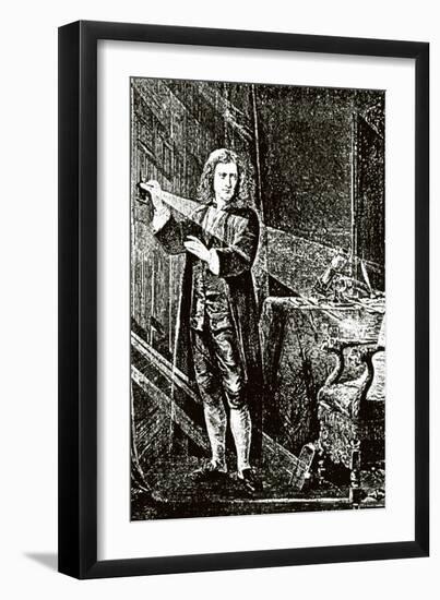 Isaac Newton (1643-1727)-null-Framed Giclee Print