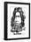 Isaac Newton, Caricature-Gary Gastrolab-Framed Photographic Print