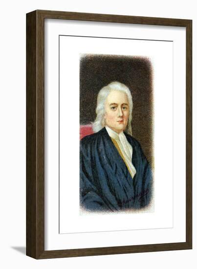 Isaac Newton, English Mathematician, Astronomer and Physicist-null-Framed Giclee Print