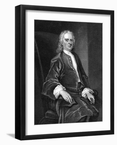 Isaac Newton, English Mathematician, Physicist and Astronomer-null-Framed Giclee Print