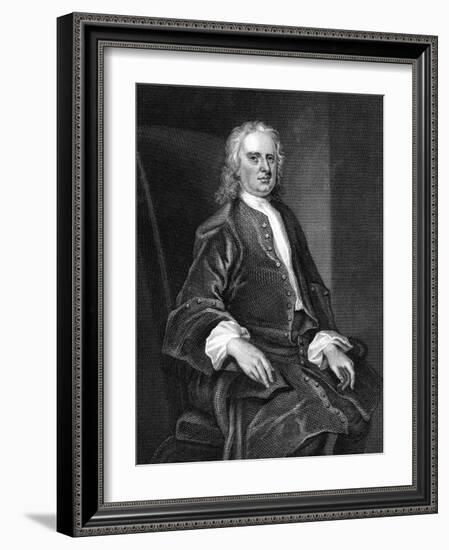 Isaac Newton, English Mathematician, Physicist and Astronomer-null-Framed Giclee Print