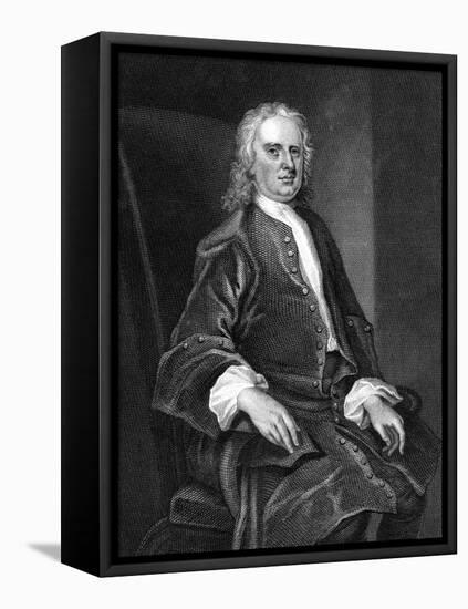 Isaac Newton, English Mathematician, Physicist and Astronomer-null-Framed Premier Image Canvas