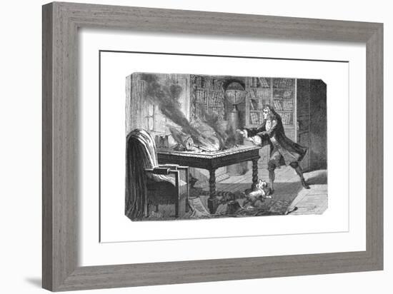 Isaac Newton, English Scientist and Mathematician, 1874-null-Framed Giclee Print