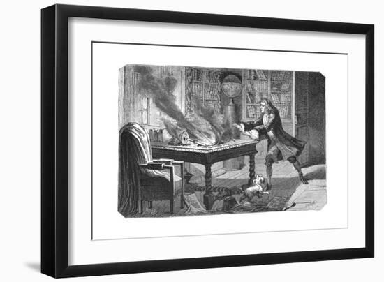 Isaac Newton, English Scientist and Mathematician, 1874-null-Framed Giclee Print