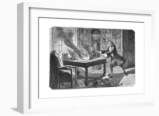 Isaac Newton, English Scientist and Mathematician, 1874-null-Framed Giclee Print