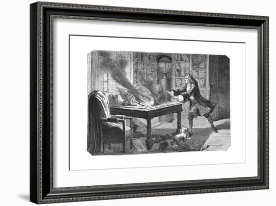 Isaac Newton, English Scientist and Mathematician, 1874-null-Framed Giclee Print