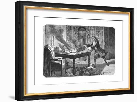 Isaac Newton, English Scientist and Mathematician, 1874-null-Framed Giclee Print