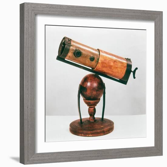 Isaac Newton's Reflecting Telescope, 1668-Sir Isaac Newton-Framed Photographic Print