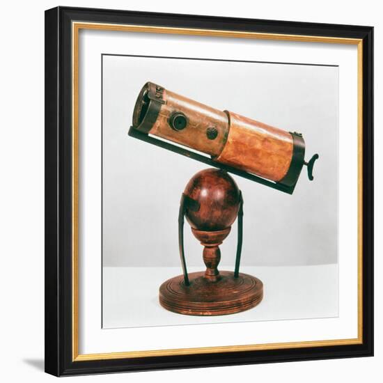 Isaac Newton's Reflecting Telescope, 1668-Sir Isaac Newton-Framed Photographic Print