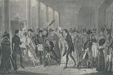 'The Green Rooom at Drury Lane Theatre, 1821', (1920)-Isaac Robert Cruikshank-Giclee Print