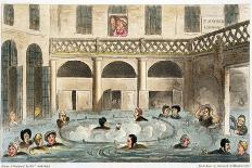 'Public Bathing at Bath, or Stewing Alive', 1825-Isaac Robert Cruikshank-Giclee Print