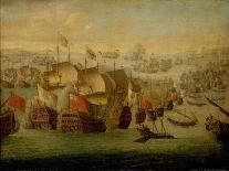 Two Views of East Indiaman of Time of King William Iii, Ca 1685-Isaac Sailmaker-Giclee Print