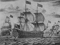 Double Description of an Armed Ship 'Indiaman', from the Time of King William III (William Iii) of-Isaac Sailmaker-Giclee Print