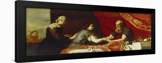 Isaac und Jakob-Jusepe de Ribera-Framed Giclee Print