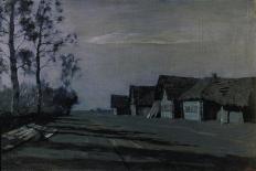 A Russian Village by Moonlight, 1897-Isaak Iljitsch Lewitan-Giclee Print