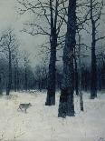 A Wolf in a Forest in Winter, 1885-Isaak Iljitsch Lewitan-Giclee Print