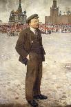 Lenin in Red Square, 1924 (Oil on Canvas)-Isaak Israilevich Brodsky-Giclee Print