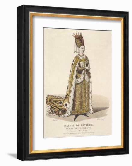 Isabeau de Baviere, Wife of Charles VI-Louis-Marie Lante-Framed Premium Giclee Print