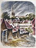 Thaxted Guildhall and Fishmarket Street, c.1951-Isabel Alexander-Giclee Print