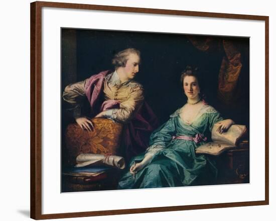 'Isabel and Thomas Crathorne', 1767-Francis Cotes-Framed Giclee Print