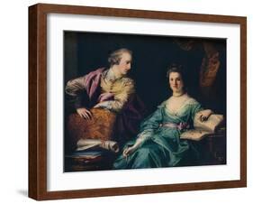 'Isabel and Thomas Crathorne', 1767-Francis Cotes-Framed Giclee Print