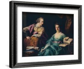 'Isabel and Thomas Crathorne', 1767-Francis Cotes-Framed Giclee Print