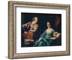 'Isabel and Thomas Crathorne', 1767-Francis Cotes-Framed Giclee Print