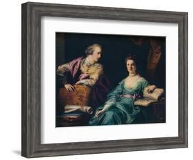 'Isabel and Thomas Crathorne', 1767-Francis Cotes-Framed Giclee Print