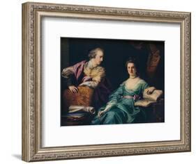 'Isabel and Thomas Crathorne', 1767-Francis Cotes-Framed Giclee Print