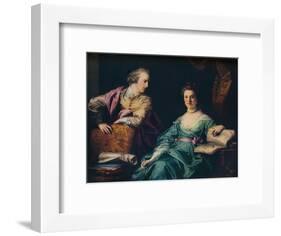 'Isabel and Thomas Crathorne', 1767-Francis Cotes-Framed Giclee Print