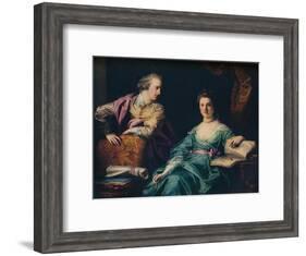 'Isabel and Thomas Crathorne', 1767-Francis Cotes-Framed Giclee Print