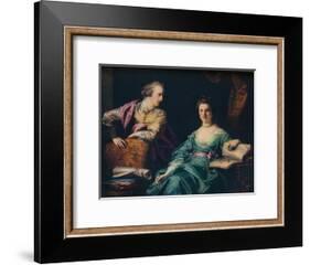 'Isabel and Thomas Crathorne', 1767-Francis Cotes-Framed Giclee Print