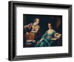 'Isabel and Thomas Crathorne', 1767-Francis Cotes-Framed Giclee Print