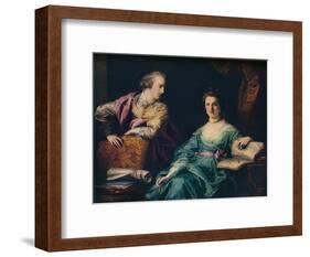 'Isabel and Thomas Crathorne', 1767-Francis Cotes-Framed Giclee Print