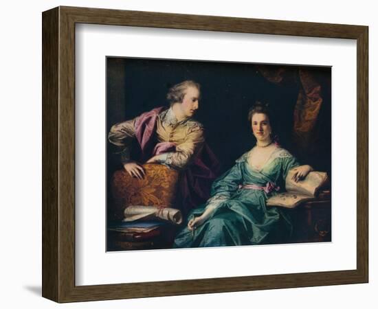 'Isabel and Thomas Crathorne', 1767-Francis Cotes-Framed Giclee Print