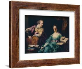 'Isabel and Thomas Crathorne', 1767-Francis Cotes-Framed Giclee Print