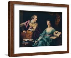 'Isabel and Thomas Crathorne', 1767-Francis Cotes-Framed Giclee Print