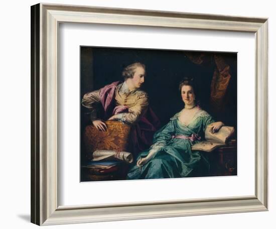 'Isabel and Thomas Crathorne', 1767-Francis Cotes-Framed Giclee Print