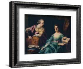 'Isabel and Thomas Crathorne', 1767-Francis Cotes-Framed Giclee Print