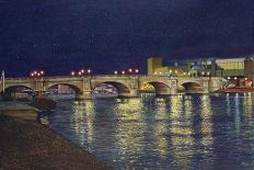 Albert Bridge (After Painting)-Isabel Hutchison-Framed Premier Image Canvas