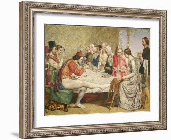 Isabella, 1849-John Everett Millais-Framed Giclee Print