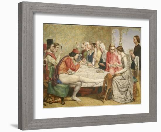 Isabella, 1849-John Everett Millais-Framed Giclee Print