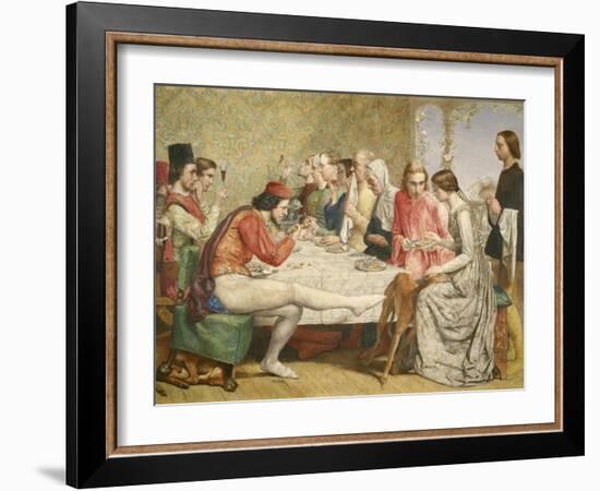 Isabella, 1849-John Everett Millais-Framed Giclee Print