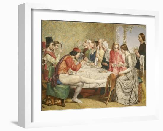 Isabella, 1849-John Everett Millais-Framed Giclee Print