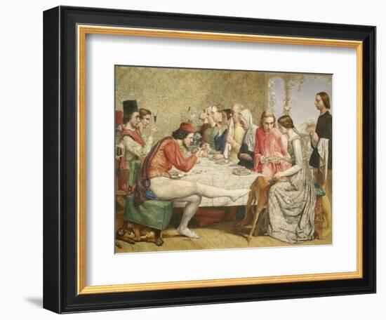 Isabella, 1849-John Everett Millais-Framed Giclee Print